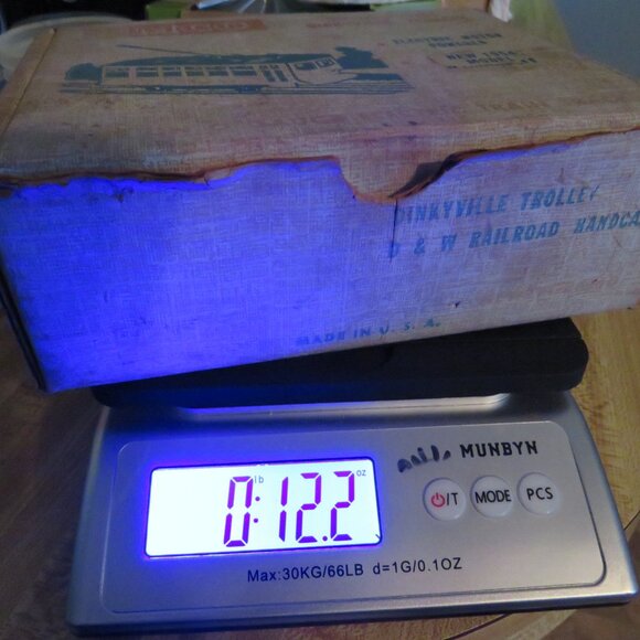 Dinkyville Trolley Original Box 1954 EMCO Plastic Diecast Train Model railroad - Picture 15 of 15